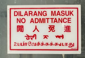 Reading the Signs: Penang Streets Have A Lot to Say